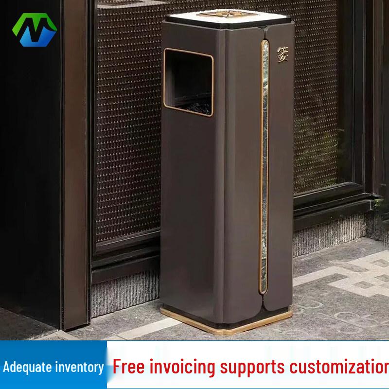 Outdoor Stainless Steel Trash Can