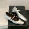 Fashion Female Shallow Ladies Mary Janes Flats Shoes Spring Summer Fashion Buckle Strap Women Shoes With Height Increasing Footwear