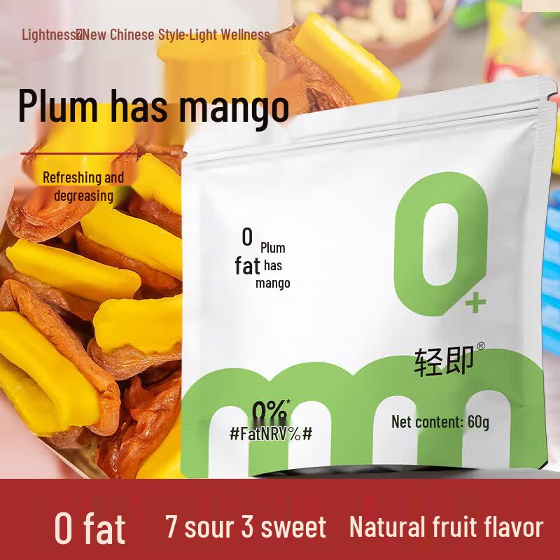 Low-Fat Seedless Plum Mango Snacks