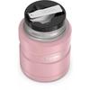 THERMOS ICON Vacuum Insulated Food Jar with 16 Matte Rose Spoon, oz,