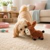 Plush Squeaky Toy for Dogs and Cats Stubborn Design Interactive Toy for Teeth Cleaning