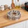 Pare-vent pour réchaud de camping portable en acier inoxydable pour la cuisine en plein air Protection contre le vent Petite taille