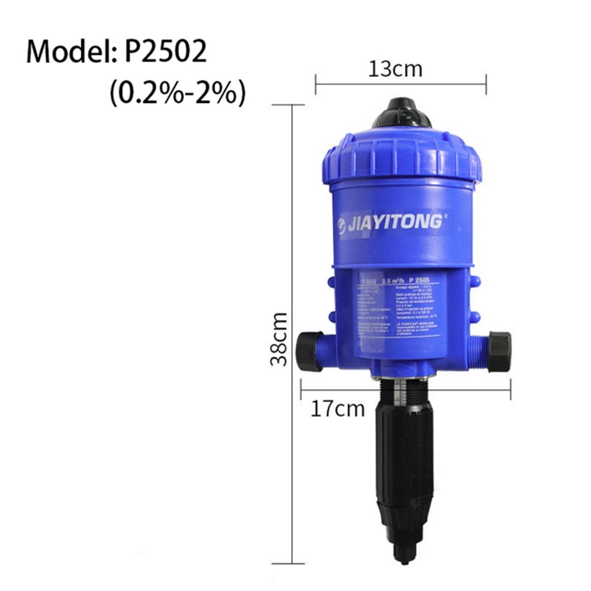 

Proportional Pump Water Power Dosing Pump Fertilizer Dispenser Livestock Farming Mixer Chemical Injector Liquid Doser P2502