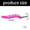 Spoon Metal Construction Spinner Baits Fish Lures Spinner Swimbaits Colorful Sequins Lures Baits Treble Hook Fishhooks