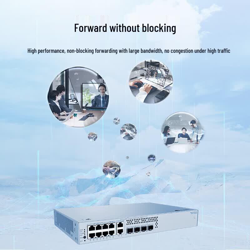 Huawei Kunling S310S-10PN4JX 10-Port Managed PoE Switch CN plug (adapter included)