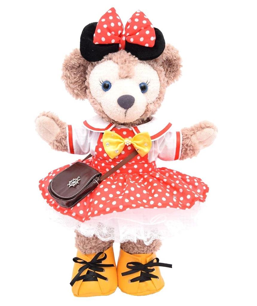 [Teddy Bear Mail Order Alice] Duffy & ShellieMay Dress-Up Costumes, Mickey & Minnie Outing Costumes, No Body, for Small Size (1 Pair)