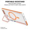 Luxury Wireless Charge Lens Holder Phone Case for Samsung Galaxy S24 S23 S25 Ultra Plus Magnetic Shockproof Clear Cover