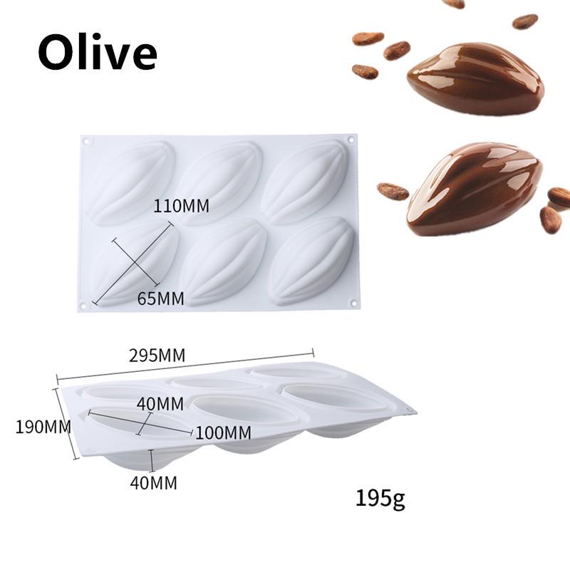 

3D Силиконовые формы для муссовых тортов с фруктами: Груша, Яблоко, Ананас, Персик, Дуриан, Малина.