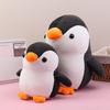 1 Piece 25/35/45Cm Cartoon Colorful  Penguin Plush Doll Pillow Blue Black Pink Animal Toy Home Decoration Gift For Boys Girls