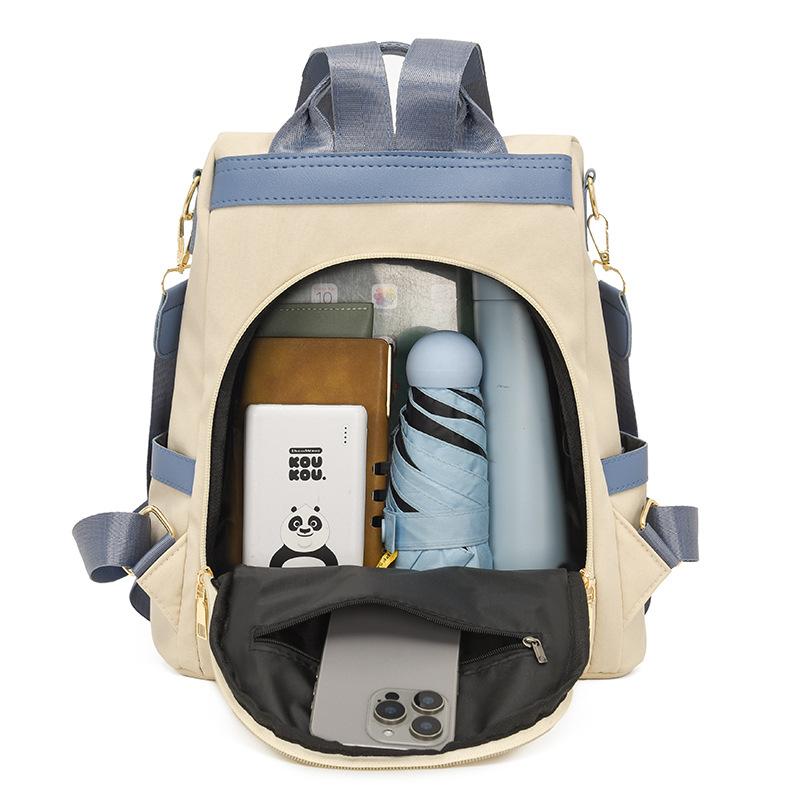 A Fashionable Simple and Large-capacity Backpack for Women A Travel Schoolbag