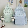 Cartoon Print Backpack Student Schoolbag Women's Lightweight Backpack