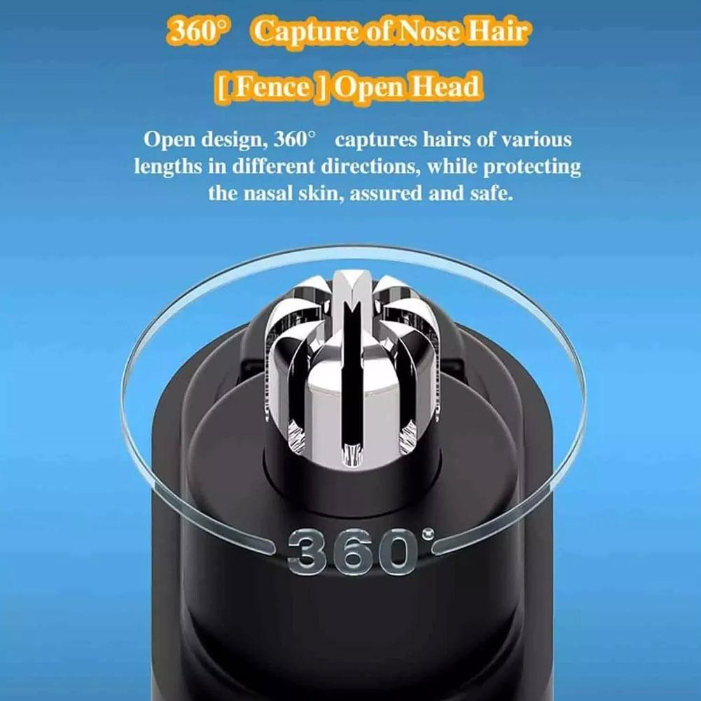 Electric Nose Hair Trimmer Cut Nose Hair without Harming the Nasal Cavity Men Women Ear Neck Eyebrow Trimmer Shaver