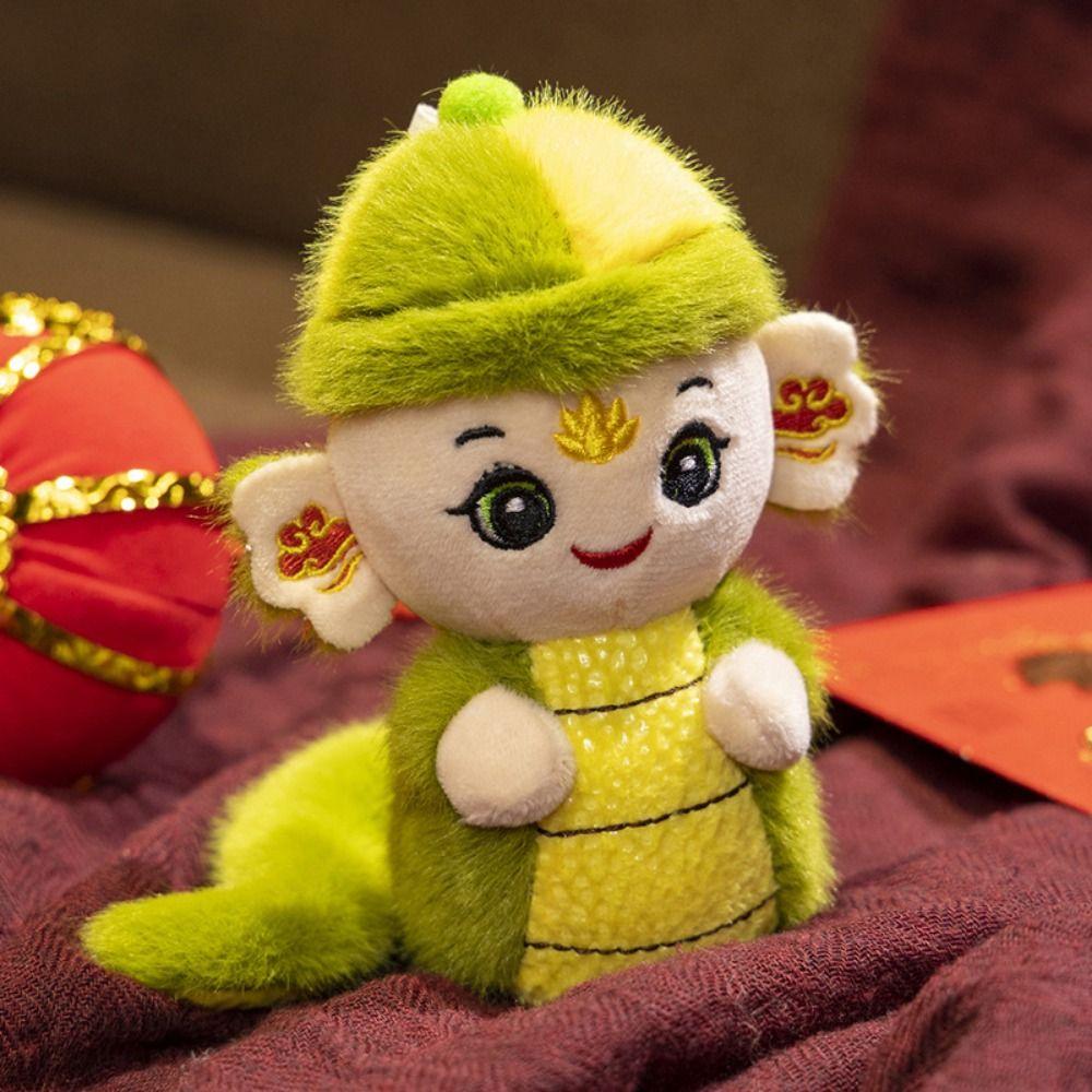 Good Luck Snake Year Mascot Toy Wealth Lucky Snake Doll Plushies Snake Year Plush Toy  Home Decor