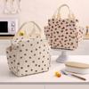 Lunch Bag Insulated Tote With Waterresistant Corduroy For Office And School Use