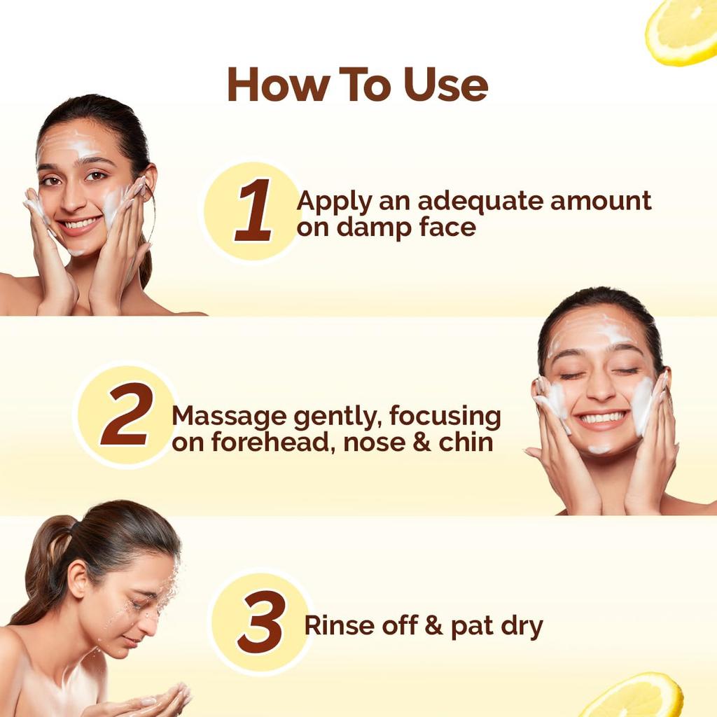 Mamaearth Vitamin C Face Wash with Vitamin C and Turmeric for Skin Illumination - 100 Ml | Brightens Skin | Evens Tone | Makes Skin Glow