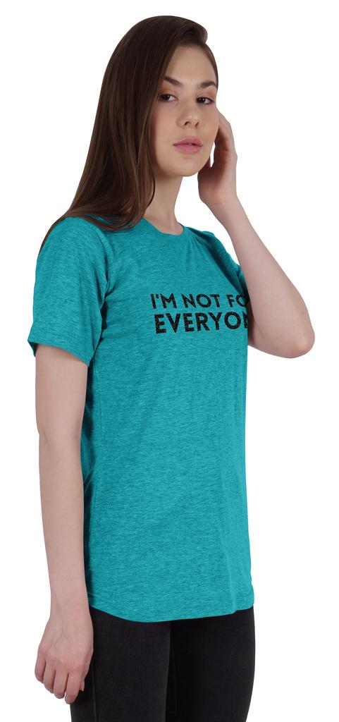 Inkmeso Womens Quote Top   Im Not For Everyone    Graphic Print Tee T-Shirt