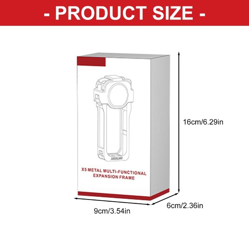 Anti Collision Metal Protective Frame Cage For 360 Camera With Multiple Interfaces Design And Expandable Mounting Point
