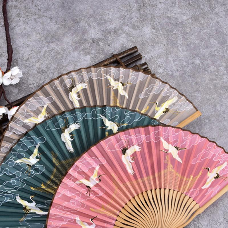 Chinese Style Ladies Portable Small Fan Gift Folding Fan Dance Hanfu Folding Fan