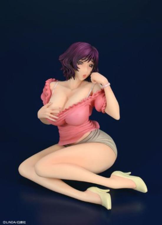 Candid Mayumi Sakamoto escala PVC pintado finalizado Namorada (1/6 produto)