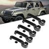 10pcs Carbon Fiber Style Exterior Door Handle Cover Trim Fits for Jeep Wrangler JK 0717