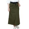 Stretch Twill Long Maxi Size 3L Wc-0109 [jungle Jalopy] Skirt, Skirt, Women's, Khaki,
