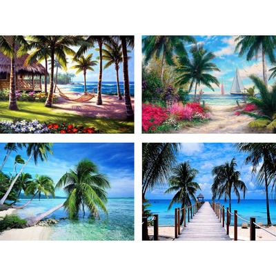 Spiaggia 5D fai da te diamante pittura strass immagine punto croce kit diamante pieno ricamo regalo mosaico decorazione della casa pittura