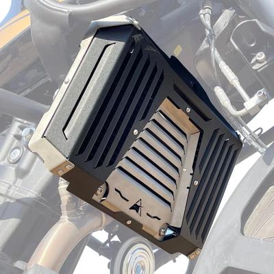 Radiator Guard Fits Royal Enfield Himalayan 450 | Black - Silver