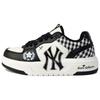 MLB Chunky Liner Slip Resistant Low top Skateboard Shoes Unisex Black White 3ASXCA12N-50WHS(Team113- BOX)