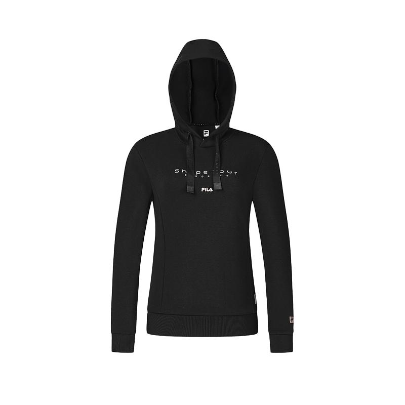 New FILA Sweatshirt Women's Pitch Black A11W441218FBK