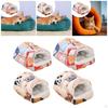 Bed Cat Cave Pet Sleeping Made of Soft Polyester with Semi-Enclosed Structure for Hideaway