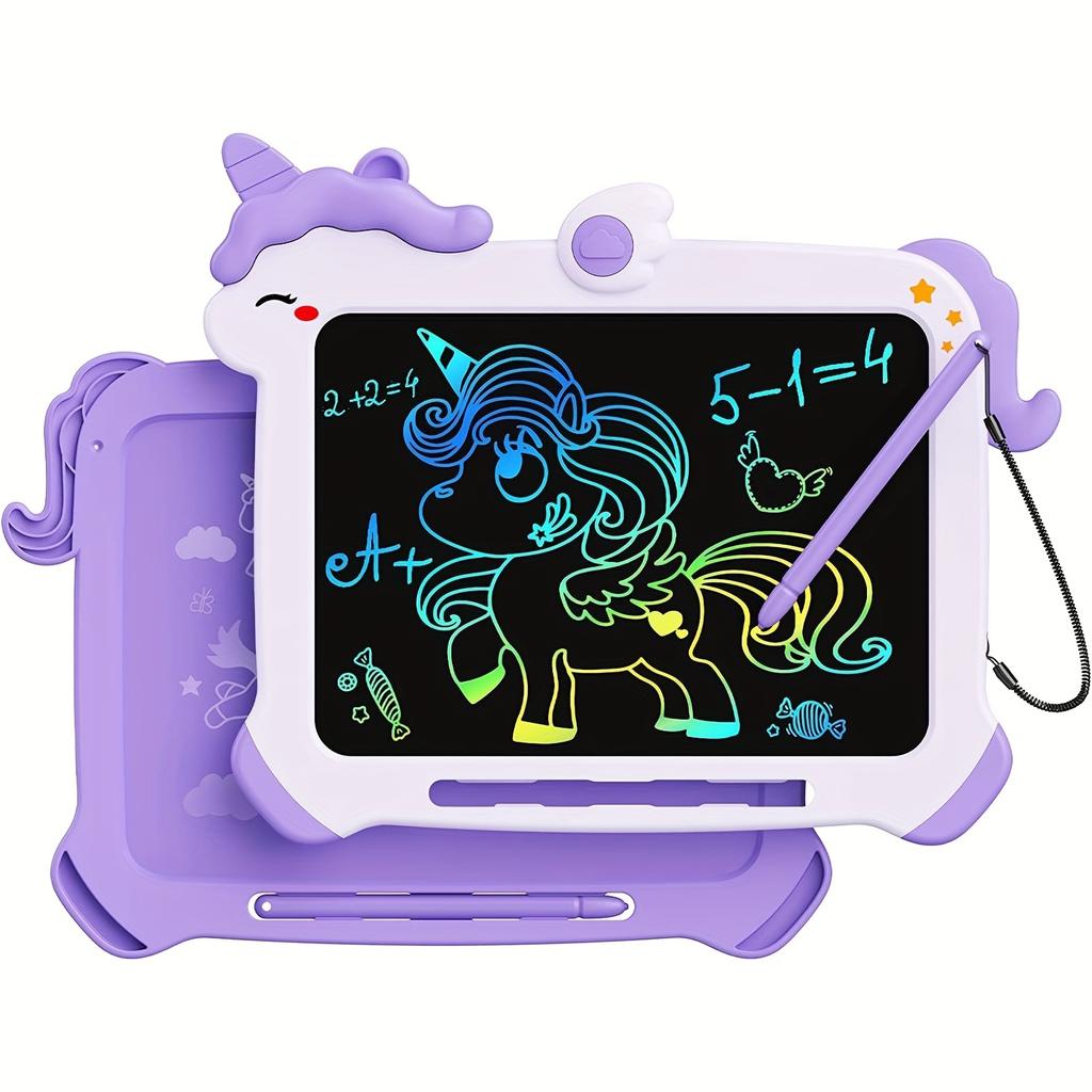 LCD Writing Tablet, Electronic Drawing Tablet and Doodle Board, Frameless Poster Canvas Painting, Suitable for 3-8 Years Old Children as Birthday Gift