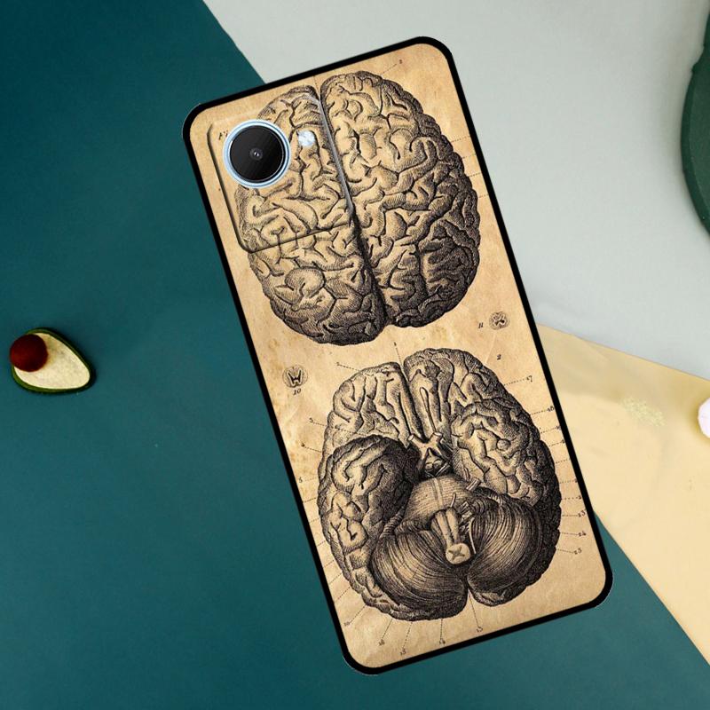 Human Heart Anatomy For Realme C55 C71 C75 C67 C63 C51 C61 C53 C35 C65 11 12 13 14 15 Pro Plus GT6 GT7 Pro Case