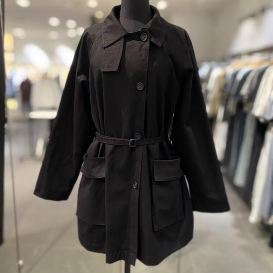 VOV Cotton Belted Half Trench Coat