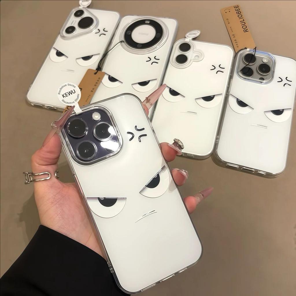 Fierce Expression for Apple 16Plus Mobile Phone Case for IPhone15 New Model 14ROMAX/13/12/11 Transparent