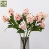Single Wooden Hydrangea Fake Flower Interior Decoration Ornament Floral Arrangement, Wedding Simulation Snowball Flower