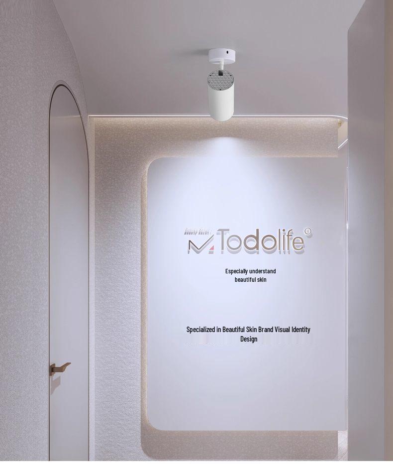 COB LED Surface-Mount Spotlight for Retail and Home Background Walls