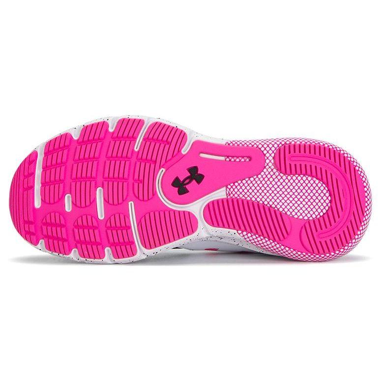 Under Armour HOVR Turbulence White Rebel Pink Women Sneakers Black 3026144-102