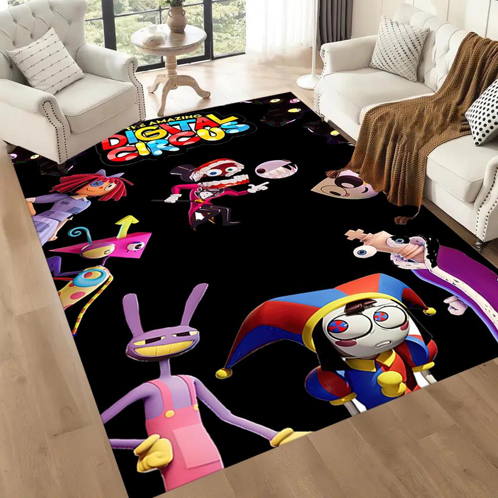 Digital Circus Carpet Suitable For Balcony Kitchen Playrooms Outdoor Antislip Carpet Decorate Offices Luxury Gift For Birthday Christmas Wedding