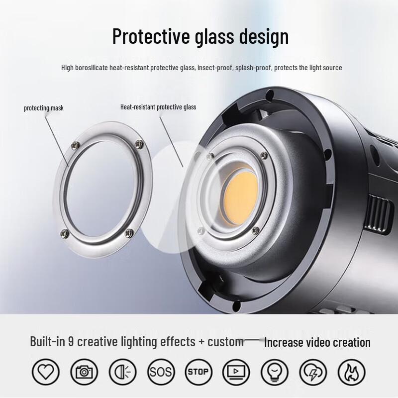 JINBEI EF-80BI Dual Color Temp LED Video Light