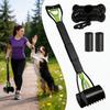 Jaw Clamp Long-Handle Dog Pooper Scooper Heavy Duty Poop Scooper For Puppy Cat Waste Picker Pet Cleaning Shovel Tools Anti-Rust