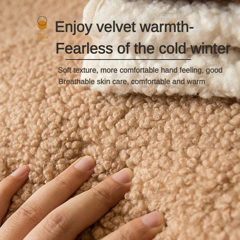 Lamb's Wool Sofa Cushion Scandinavian Simple Cushion Four Seasons Sofa Protective Towel Anti-slip Cushion Carpets Home Decor
