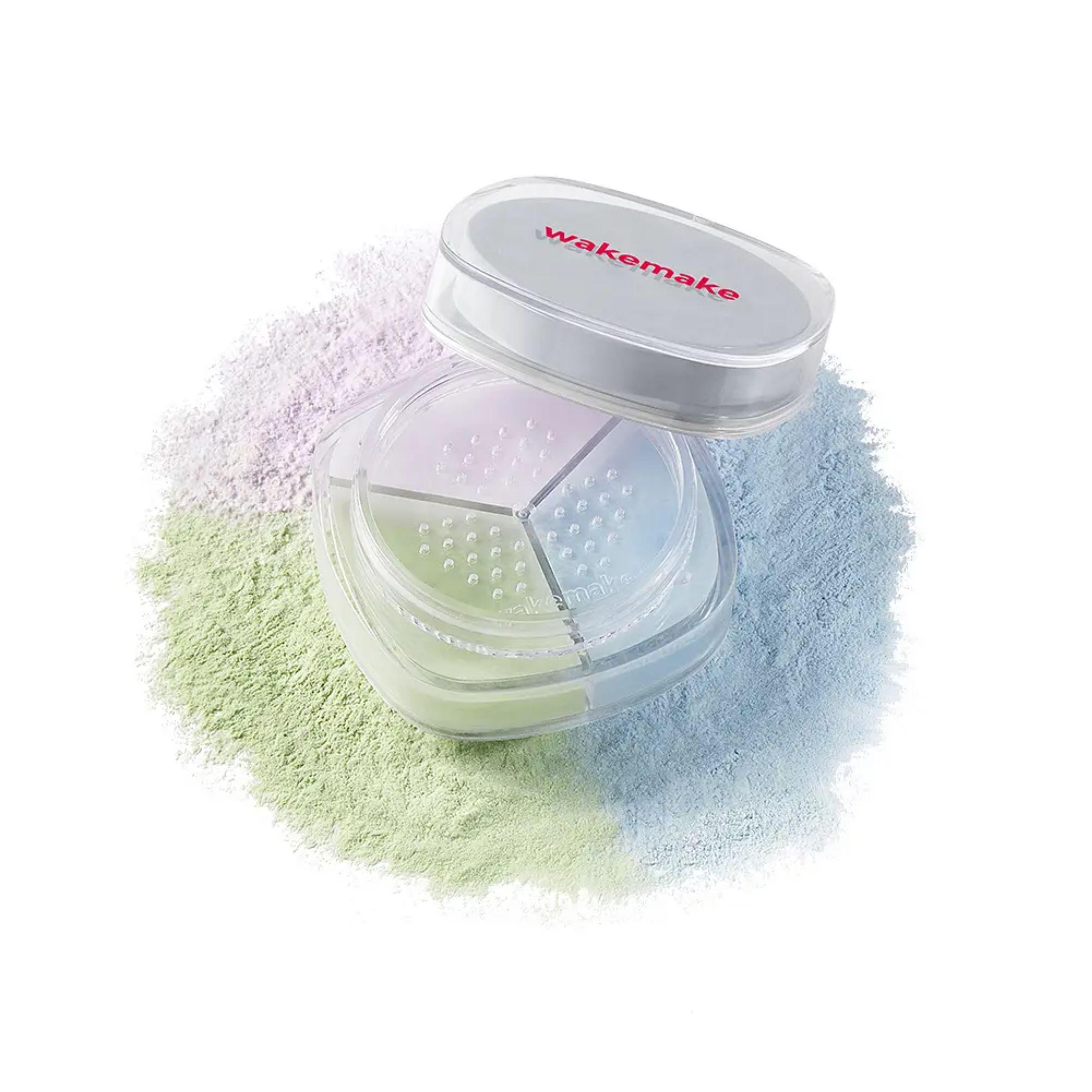 WAKEMAKE Stay Fixer Multi Color Powder 4g (3 Colors) 01 Pale Clear