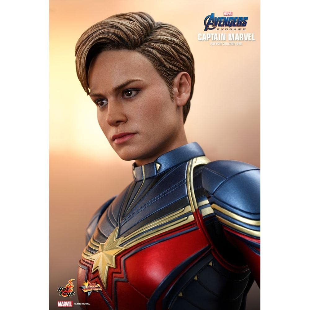 Hot Toys Movie Masterpiece Captain Marvel Scale Figure Blue Avengers/Endgame 1/6 MM#575