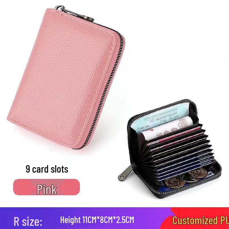 

Women s Anti-Magnetic Card & ID Holder with Multiple Slots - Trendy, Large Capacity & Portable Design
