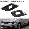 For Renault Clio IV 2016 2017 2018 2019 Front Bumper Fog Light Frame Lower Intake Grille Fog Light Cover Accessories 261A30735R