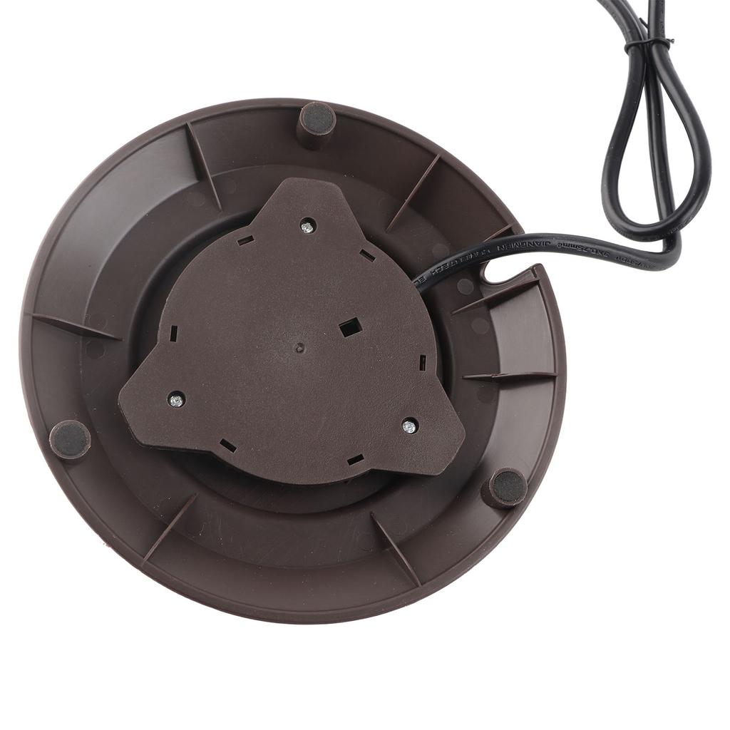 1.7L Electric Kettle Retro Wood Grain Dry Boil   Home Electric Kettle with Temperature Display