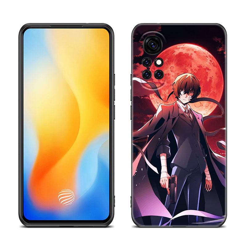 

Аниме Bungo Stray Dog черный чехол для телефона Huawei Nova 8 9 10 SE 11 Ultra 12 Pro 7i 8i 11i 11E Y70 Plus Y60 Y61 Y71 Y90 Y91 Huawei Nova 10 SE