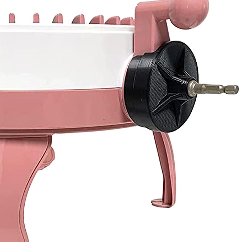 1 Stück Kurbelgriff-Adapterwerkzeug für Sentro Strickmaschine Adapter Kurbelgriff-Adapter mit Sechskant-Stahlbit Akkuschrauberteil
