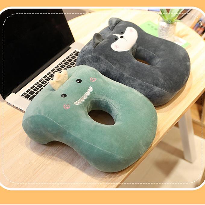 Cute Cartoon Hollow Nap Pillow, Office Desk Pillow for Students & Workers