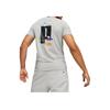 Puma Letter Logo Print Crew Neck Short Sleeve T-Shirt Men Tops Gray 622189-04
